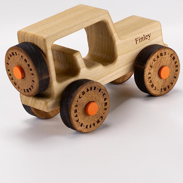 Off-Road Wooden Toy Car - Personalized
